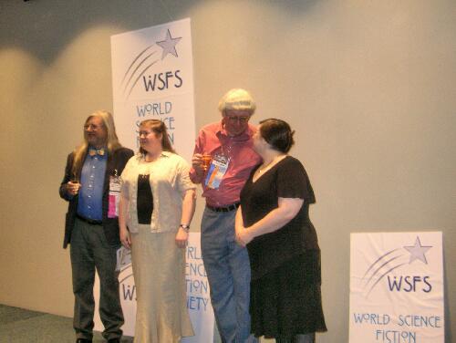 Martin Hoare, Claire Briarly, Dave Langford, Sheila Perry, Laurie Mann